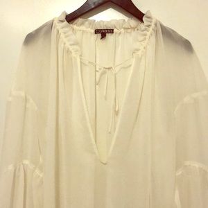 Express Boho Sheer Top